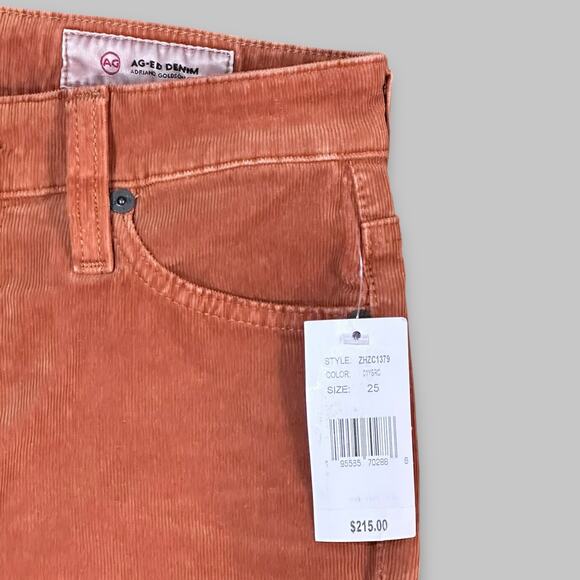 AG Adriano Goldschmied Farrah Skinny High-Rise Corduroy Jeans - Women’s Size 25R - Picture 3 of 6